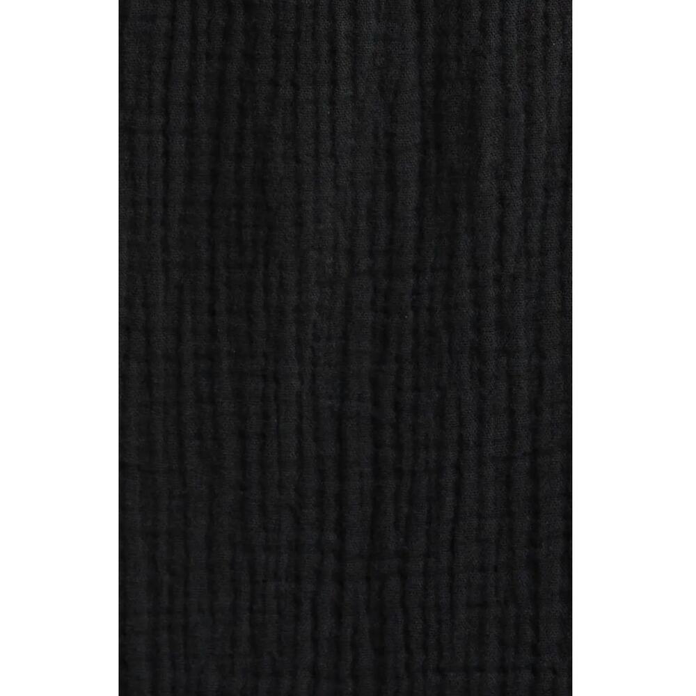 Madewell Black Tank Midi Dress XS Cotton Knit Casual Minimalist Basic - Picture 5 of 8